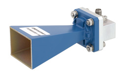 PE9853/SF-15 - WR-51 Waveguide Standard Gain Horn Antenna Operating From 15 GHz to 22 GHz With a Nominal 15 dB Gain SMA Female Input