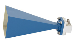 PE9853/SF-20 - WR-51 Waveguide Standard Gain Horn Antenna Operating From 15 GHz to 22 GHz With a Nominal 20 dB Gain SMA Female Input