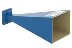 PE9854-20 - WR-62 Waveguide Standard Gain Horn Antenna Operating From 12.4 GHz to 18 GHz With a Nominal 20 dBi Gain With Square Cover Flange