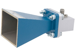PE9854/SF-15 - WR-62 Waveguide Standard Gain Horn Antenna Operating From 12.4 GHz to 18 GHz With a Nominal 15 dB Gain SMA Female Input