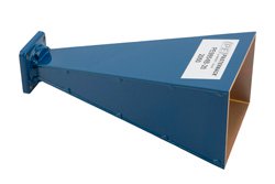 WR-62 Standard Gain Horn Antenna Operating From 12.4 GHz to 18 GHz, 20 dBi Nominal Gain, square Flange, ProLine