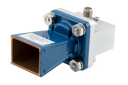 PE9854B/SF-10 - WR-62 Standard Gain Horn Antenna Operating From 12.4 GHz to 18 GHz, 10 dBi Nominal Gain, SMA Female Input Connector, ProLine