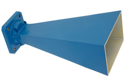 PE9855-15 - WR-75 Waveguide Standard Gain Horn Antenna Operating From 10 GHz to 15 GHz With a Nominal 15 dBi Gain With Square Cover Flange
