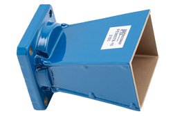 WR-102 Standard Gain Horn Antenna Operating From 7 GHz to 11 GHz, 10 dBi Nominal Gain, square Flange, ProLine