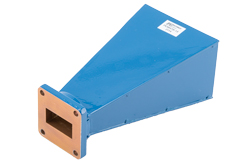 PE9857B-15 - WR-102 Waveguide Standard Gain Horn Antenna, 7 GHz to 11 GHz Frequency Range, 15 dBi Gain, Flange