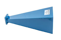 WR-102 Standard Gain Horn Antenna Operating From 7 GHz to 11 GHz, 20 dBi Nominal Gain, square Flange, ProLine