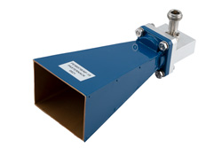 PE9857B/NF-15 - WR-102 Standard Gain Horn Antenna Operating From 7 GHz to 11 GHz, 15 dBi Nominal Gain, Type N Female Input Connector, ProLine