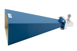 WR-102 Standard Gain Horn Antenna Operating From 7 GHz to 11 GHz, 20 dBi Nominal Gain, Type N Female Input Connector, ProLine