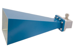 PE9860/NF-15 - WR-159 Waveguide Standard Gain Horn Antenna Operating From 4.9 GHz to 7.05 GHz With a Nominal 15 dB Gain N Female Input