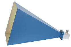 PE9860/NF-20 - WR-159 Waveguide Standard Gain Horn Antenna Operating From 4.9 GHz to 7.05 GHz With a Nominal 20 dB Gain N Female Input