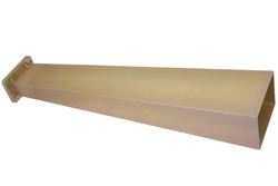 PE9861-10 - WR-187 Waveguide Standard Gain Horn Antenna Operating From 3.95 GHz to 5.85 GHz With a Nominal 10 dBi Gain With CMR-187 Flange