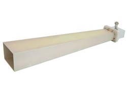 PE9861/NF-10 - WR-187 Waveguide Standard Gain Horn Antenna Operating From 3.95 GHz to 5.85 GHz With a Nominal 10 dB Gain N Female Input