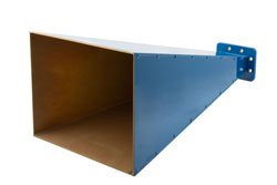 PE9861B-20-CPRG - WR-187 Waveguide Standard Gain Horn Antenna Operating From 3.95 GHz to 5.85 GHz With a Nominal 20 dBi Gain With CPRG Flange