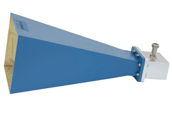 PE9862/NF-15 - WR-229 Waveguide Standard Gain Horn Antenna Operating From 3.3 GHz to 4.9 GHz With a Nominal 15 dB Gain N Female Input