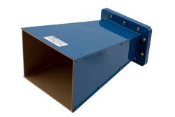 PE9863B-10-CPRG - WR-284 Waveguide Standard Gain Horn Antenna Operating From 2.6 GHz to 3.95 GHz With a Nominal 10 dBi Gain With CPRG Flange