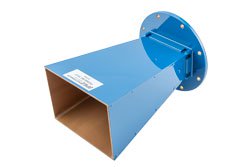 PE9863B-10-U - WR-284 Standard Gain Horn Antenna Operating From 2.6 GHz to 3.95 GHz, 10 dBi Nominal Gain, UG-584/U Round Flange, ProLine