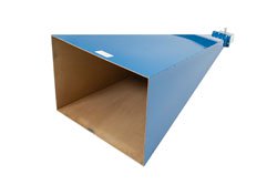 PE9863B/NF-20 - WR-284 Waveguide Standard Gain Horn Antenna Operating from 2.6 GHz to 3.95 GHz with a Nominal 20 dB Gain N Female Input