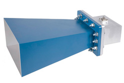 PE9864/SF-10 - WR-430 Waveguide Standard Gain Horn Antenna Operating from 1.7 GHz to 2.6 GHz with a Nominal 10 dB Gain SMA Female Input