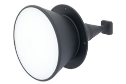 PE9881-34 - WR-15 Waveguide Horn Antenna Operating From 56.5 GHz to 67 GHz With a Nominal 34 dBi Gain With UG-385/U Round Cover Flange