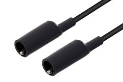 PE9932-72-B - Alligator Clip to Alligator Clip Cable 72 Inch Length Using Black Wire
