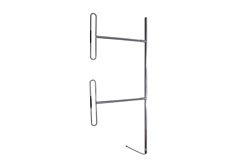 PEANED1002 - 2 Folded Dipole antenna,138 MHz - 174 MHz, 7 dBi gain, 1/2 Wave Bidirectional pattern, V-pol, Type N Female Connector
