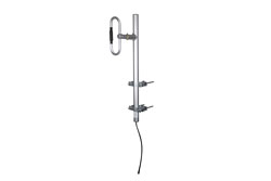 PEANED1005 - 1 Folded Dipole antenna, 380 MHz - 470 MHz, 4.6 dbi gain, 1/4 Wave Offset pattern, V-pol, Type N Female Connector
