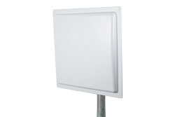 PEANFP1034 - 902 to 928 MHz RFID Flat Panel Antenna, RHCP, 12 dBi, White ABS, N Female, IP54