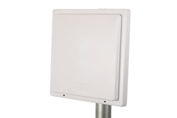 PEANFP1035 - 2400 to 2500 MHz RFID Flat Panel Antenna, RHCP, 12 dBi, White ABS, N Female, IP67