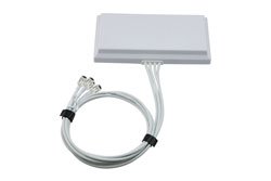 PEANFP1039 - 2400-2500, 5150-7125 MHz Wi-Fi 6E Flat Panel MIMO Antenna, 6 dBi Gain, 4 N Type Female Connectors