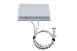 PEANFP1041 - 2400-2500, 3300-3800, 5150-7125 MHz Flat Panel MIMO Antenna, 6 dBi Gain, 4 N Type Male Connectors