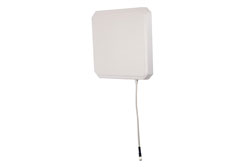 PEANFP1054 - 902 to 928 MHz RFID Flat Panel Antenna, RHCP, 9 dBi, White ABS, SMA Male, IP54