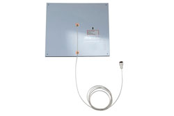 PEANFP1066 - 902 to 928 MHz, RFID Flat Panel Antenna, 3 dBi Gain, Type N Male, EVA Radome, RHCP