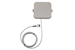 PEANFP1068 - 902 to 928 MHz, RFID Flat Panel Antenna, 5 dBi Gain, Type N Male, ABS Radome, RHCP