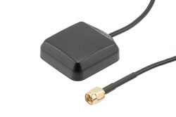 PEANGPS1012 - 31.5 dBi Active GPS Magnet Mount Antenna RHCP 1575 MHz, RG174 SMA Male IPX6