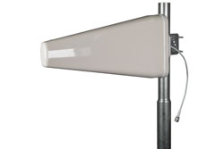 PEANLP1006 - 10-10.5-11 dBi Log Periodic Antenna 790-960 MHz, 1.71-2.17 GHz, 2.3-2.7 GHz, N Type Female, V-pol, 1.7:1 Max VSWR