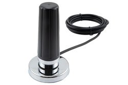PEANMOB1002-NM - 617-7125 MHz, 2-5 dBi Gain, Omni-directional Antenna with Magnetic NMO Mount, N-Male Connector
