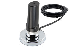 PEANMOB1003-NF - 143-432MHz, 4.5 dBi Gain, Omni-directional Antenna with Magnetic NMO Mount, N-Female Connector