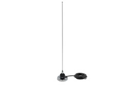 PEANMOB1004-SM - 136-940MHz, 2.5 dBi Gain, Omni-directional Antenna with Magnetic NMO Mount, SMA-Male Connector
