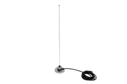 PEANMOB1005-TM - 136-174 MHz, 2.5 dBi Gain, Omni-directional Antenna with Magnetic NMO Mount, TNC-Male Connector