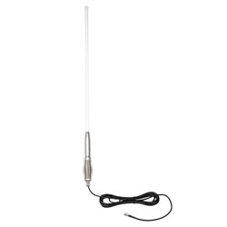 PEANOM1070 - 477 MHz Omni Antenna 6.5 dBi Gain, 8 mm Spring FME Male Connector, White Fiberglass Radome