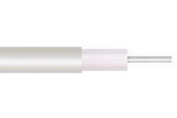 PECX002-BULK - Low Loss .047 Semi-Rigid Coax Cable, Tin Plated Copper Outer Conductor, Microporous PTFE 76.5 pct VoP Dielectric, Straight Sections