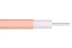 PECX003-BULK - Low Loss .070 Semi-Rigid Coax Cable, Copper Outer Conductor, Microporous PTFE 76.5 pct VoP Dielectric, Straight Sections
