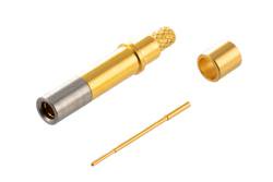PEMACTRF12S02 - M39029 Socket Size 12 D38999 Contact (M39029/75-416) for RG316 Cable, 700 MHz Max Frequency