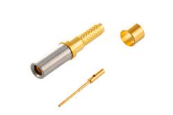 PEMACTRF16S04 - M39029 Socket Size 16 D38999 Contact (M39029/78-432) for RG316 Cable, 700 MHz Max Frequency