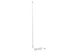 PEMAROM1000 - 156 to 163 MHz, Omni Marine Antenna, 3.5 dBi, UHF Female (PL259) Connector, White, Fiberglass Radome, Vertical Polarization