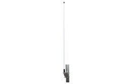 PEMAROM1001 - 156 to 163 MHz, Omni Marine Antenna, 3.5 dBi, UHF Female (SO239) Connector, White, Fiberglass Radome, Vertical Polarization
