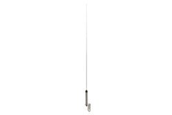 PEMAROM1009 - 156 to 163 MHz, Omni Marine Antenna, 3.5 dBi, UHF Female (SO239) Connector, White, Stainless Steel Radome, Vertical Polarization