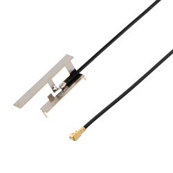 PESMA1010-50PK - 2400-2500 MHz, 3.67 dBi, Stamped Metal AP/Router Embedded Antenna With IPEX Connector-50 Pack