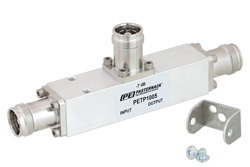 PETP1005 - Low PIM 7 dB 4.3-10 Unequal Tapper From 350 MHz to 5.85 GHz Rated to 300 Watts