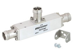 PETP1007 - Low PIM 8 dB 4.3-10 Unequal Tapper From 350 MHz to 5.85 GHz Rated to 300 Watts